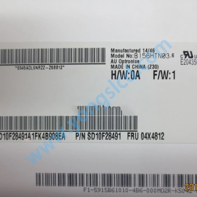 B156HTN03.6 lcd 